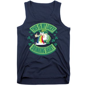 This Is My Lucky Drinking Shirt St Patricks' Day Tank Top