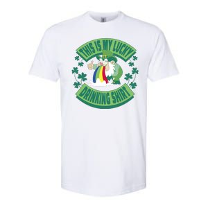 This Is My Lucky Drinking Shirt St Patricks' Day Softstyle CVC T-Shirt