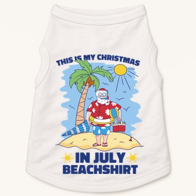 This Is My Christmas In July Beachshirt Santa Doggie Tank