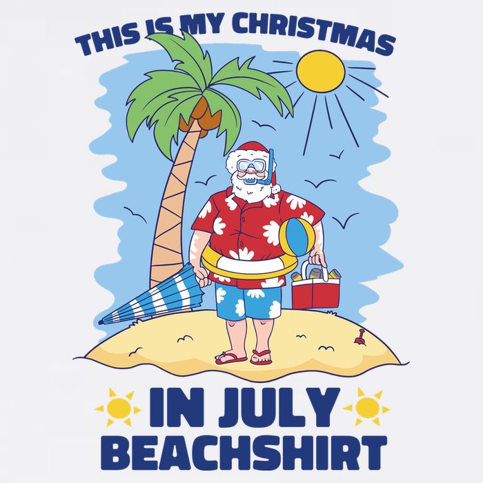 This Is My Christmas In July Beachshirt Santa Bucket Hat