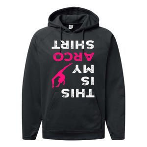 This Is My Acro  Gymnastics Gymnast Acrobatics Sport Performance Fleece Hoodie