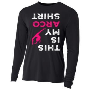 This Is My Acro  Gymnastics Gymnast Acrobatics Sport Cooling Performance Long Sleeve Crew