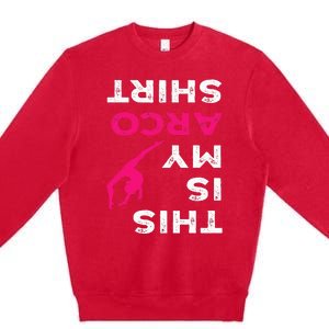 This Is My Acro  Gymnastics Gymnast Acrobatics Sport Premium Crewneck Sweatshirt