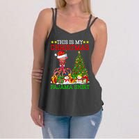 This Is My Christmas Tree Pajamas Lights Squid Christmas Women's Strappy Tank