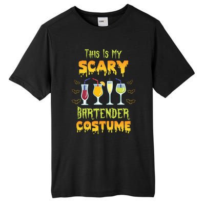 This Is My Scary Bartender Costume Halloween Bartender Cool Gift Tall Fusion ChromaSoft Performance T-Shirt