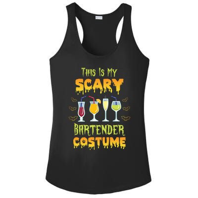 This Is My Scary Bartender Costume Halloween Bartender Cool Gift Ladies PosiCharge Competitor Racerback Tank