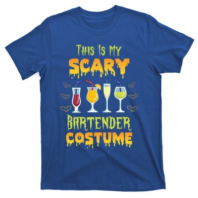 This Is My Scary Bartender Costume Halloween Bartender Cool Gift T-Shirt