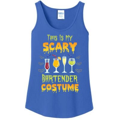 This Is My Scary Bartender Costume Halloween Bartender Cool Gift Ladies Essential Tank