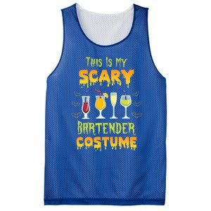 This Is My Scary Bartender Costume Halloween Bartender Cool Gift Mesh Reversible Basketball Jersey Tank