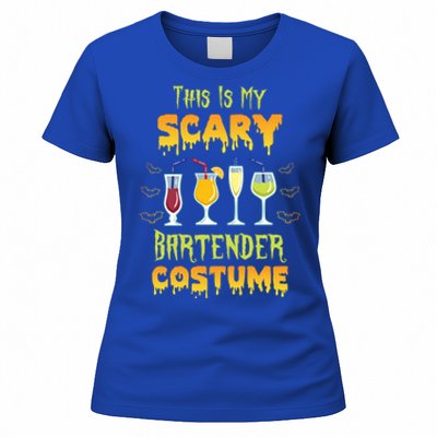 This Is My Scary Bartender Costume Halloween Bartender Cool Gift Women's T-Shirt