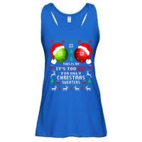 This Is My ItS Too Hot For Ugly Christmas Sweaters Pajamas Ladies Essential Flowy Tank