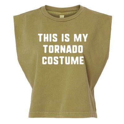 This Is My Tornado Halloween Costume Lazy Easy Last Minute Garment-Dyed Women's Muscle Tee