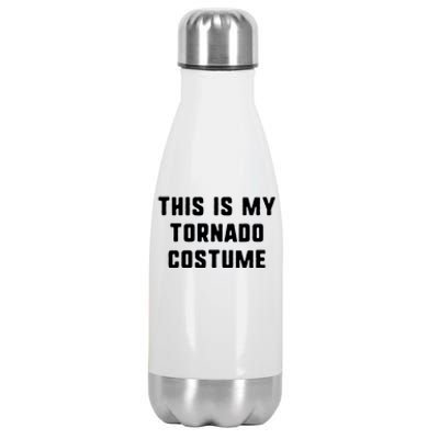 This Is My Tornado Halloween Costume Lazy Easy Last Minute Stainless Steel Insulated Water Bottle