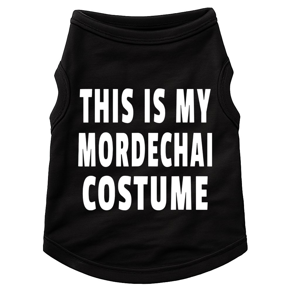 This Is My Mordechai Costume Purim Jewish Festival Jew Doggie Tank