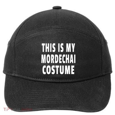 This Is My Mordechai Costume Purim Jewish Festival Jew 7-Panel Snapback Hat