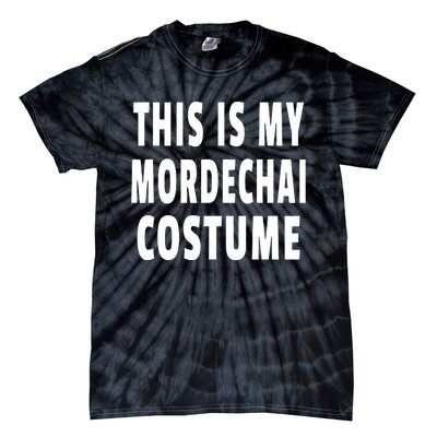 This Is My Mordechai Costume Purim Jewish Festival Jew Tie-Dye T-Shirt