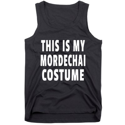 This Is My Mordechai Costume Purim Jewish Festival Jew Tank Top