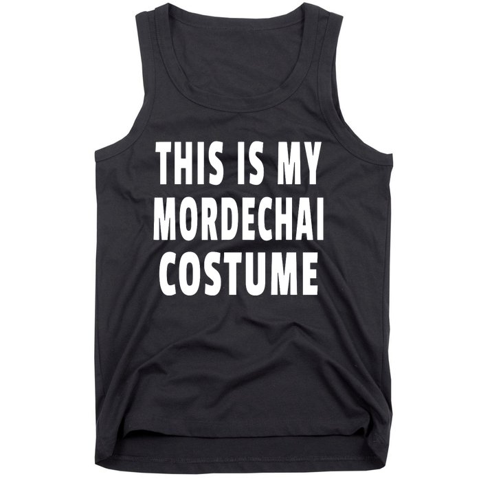 This Is My Mordechai Costume Purim Jewish Festival Jew Tank Top