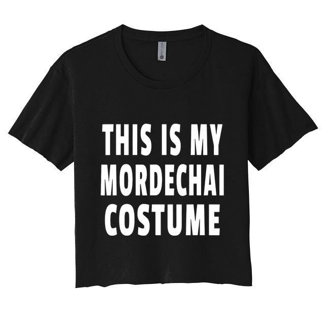 This Is My Mordechai Costume Purim Jewish Festival Jew Crop Top
