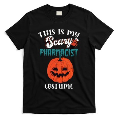 This Is My Scary Pharmacist Costume Funny Halloween Vneck T-Shirt