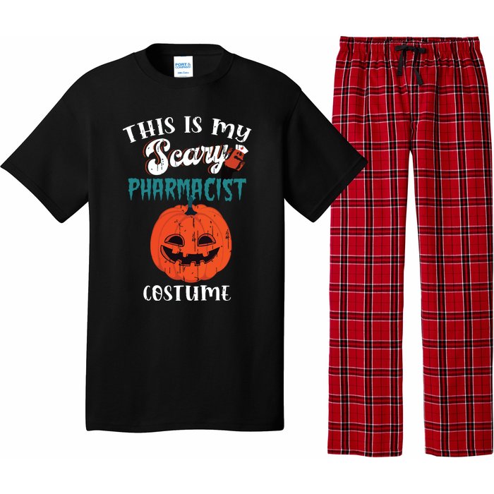 This Is My Scary Pharmacist Costume Funny Halloween Vneck Pajama Set