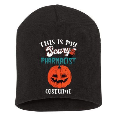 This Is My Scary Pharmacist Costume Funny Halloween Vneck Short Acrylic Beanie