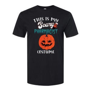 This Is My Scary Pharmacist Costume Funny Halloween Vneck Softstyle CVC T-Shirt