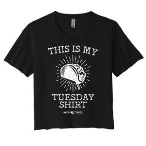 This Is My Tuesday Women's Crop Top Tee