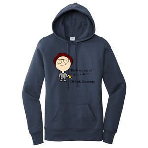 This Is My Cup Of I Give A Shit Oh Look It's Empty Women's Pullover Hoodie