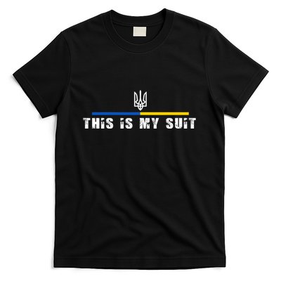 This Is My Suit Support Zelensky Ukrainian Suit T-Shirt
