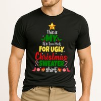 This Is My It's Too Hot For Ugly Christmas Sweater Shirt Festive Cooling Performance Crew T-Shirt