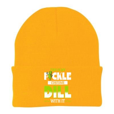 This Is My Pickle Costume Dill With It Pickles Funny Gift Knit Cap Winter Beanie