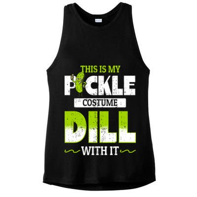 This Is My Pickle Costume Dill With It Pickles Funny Gift Ladies PosiCharge Tri-Blend Wicking Tank