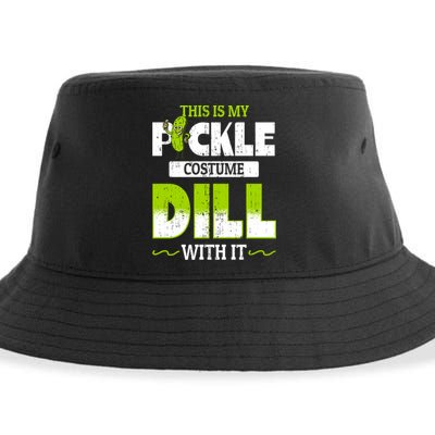 This Is My Pickle Costume Dill With It Pickles Funny Gift Sustainable Bucket Hat