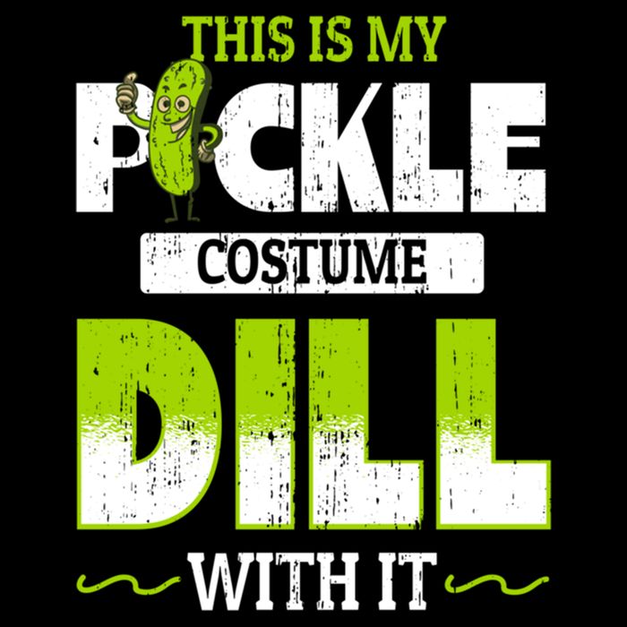 This Is My Pickle Costume Dill With It Pickles Funny Gift Flatbill Hat