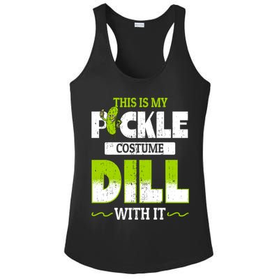 This Is My Pickle Costume Dill With It Pickles Funny Gift Ladies PosiCharge Competitor Racerback Tank