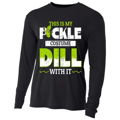This Is My Pickle Costume Dill With It Pickles Funny Gift Cooling Performance Long Sleeve Crew
