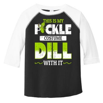 This Is My Pickle Costume Dill With It Pickles Funny Gift Toddler Fine Jersey T-Shirt