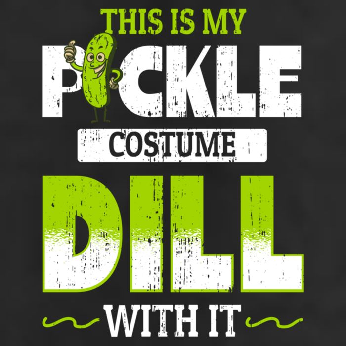 This Is My Pickle Costume Dill With It Pickles Funny Gift Golf Towel