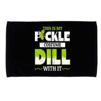 This Is My Pickle Costume Dill With It Pickles Funny Gift Microfiber Hand Towel