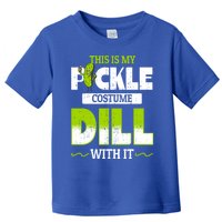 This Is My Pickle Costume Dill With It Pickles Funny Gift Toddler T-Shirt