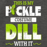 This Is My Pickle Costume Dill With It Pickles Funny Gift Vector Backpack