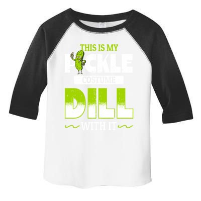 This Is My Pickle Costume Dill With It Pickles Funny Gift Toddler Fine Jersey T-Shirt