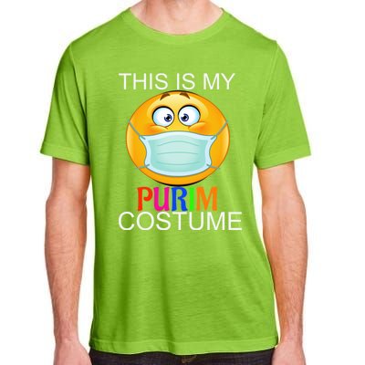 This Is My Purim Costume Funny Jewish Face Mask Gift Adult ChromaSoft Performance T-Shirt