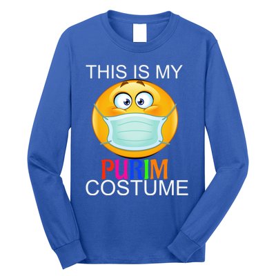 This Is My Purim Costume Funny Jewish Face Mask Gift Long Sleeve Shirt