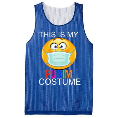 This Is My Purim Costume Funny Jewish Face Mask Gift Mesh Reversible Basketball Jersey Tank