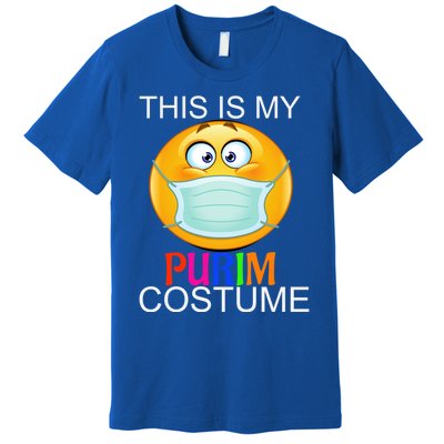 This Is My Purim Costume Funny Jewish Face Mask Gift Premium T-Shirt