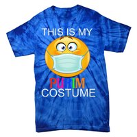 This Is My Purim Costume Funny Jewish Face Mask Gift Tie-Dye T-Shirt