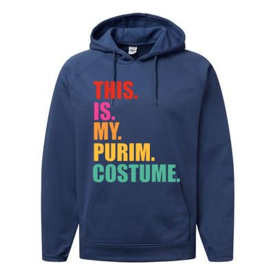 This Is My Purim Costume Funny Jewish Performance Fleece Hoodie