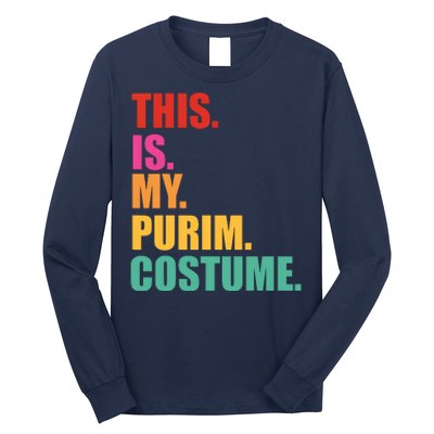 This Is My Purim Costume Funny Jewish Long Sleeve Shirt